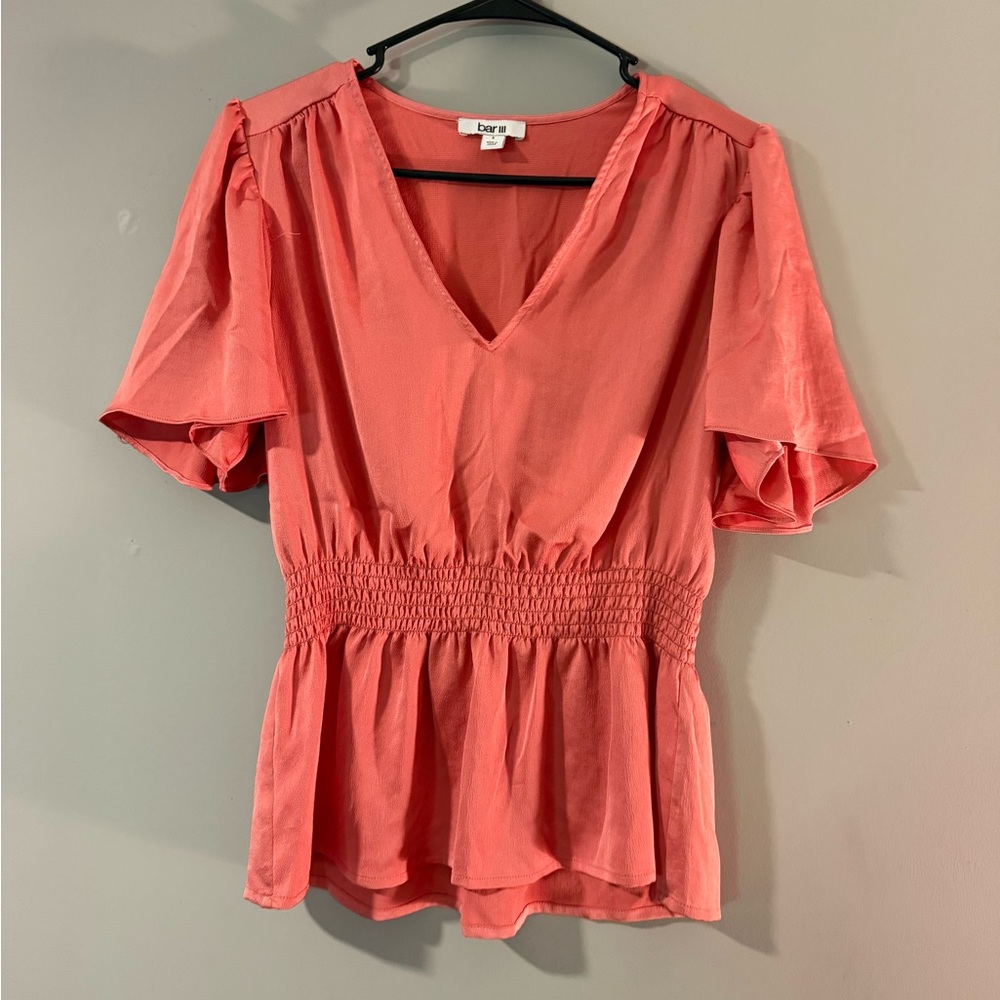 Coral Blouse